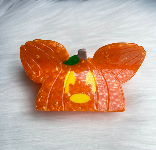 New Pumpkin Mouse Hair Claw Clip