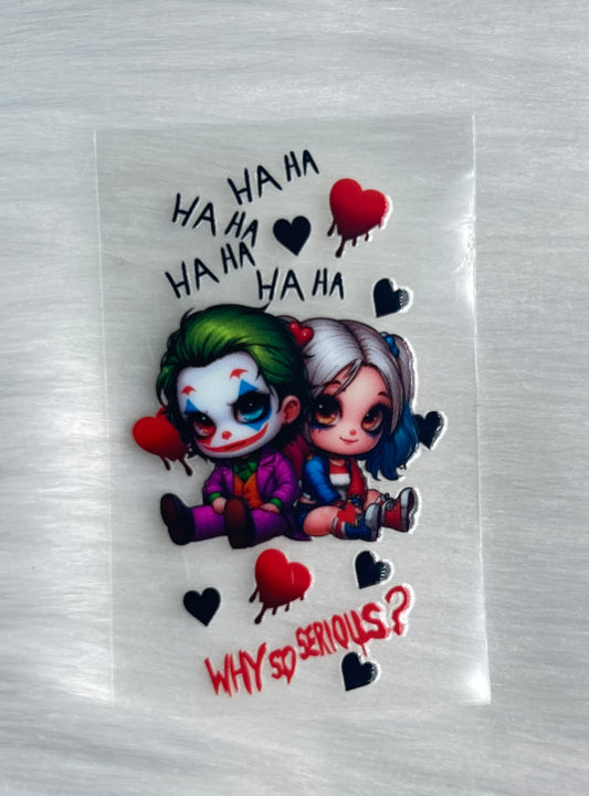 Joker & Harley Keychain Decal