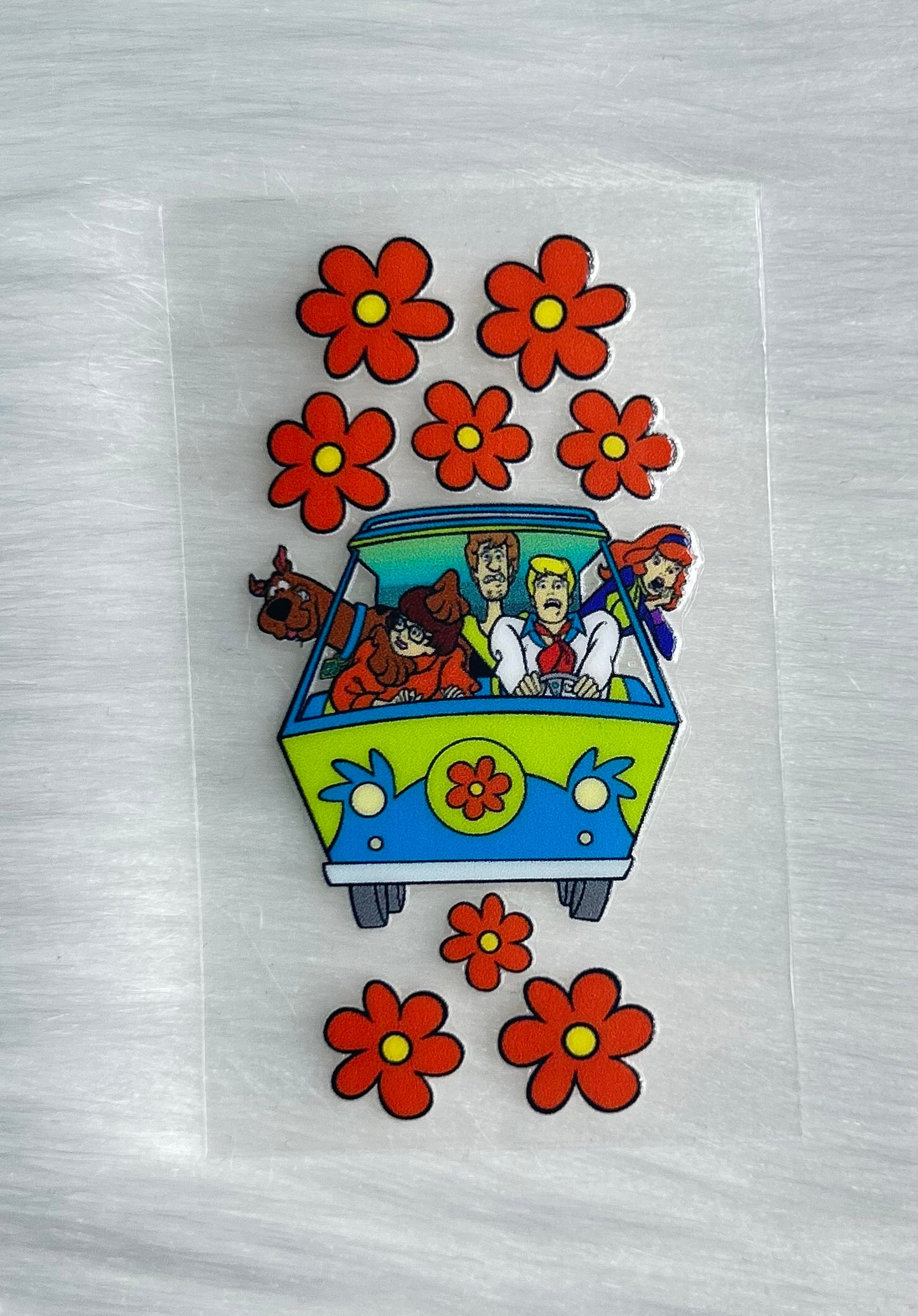 Scoob Van Keychain Decal