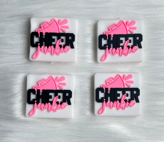 Cheer Junkie Focal Bead