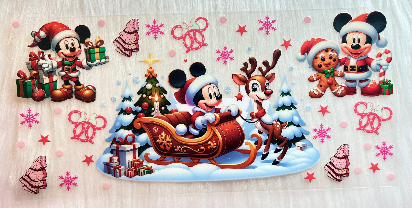 Christmas Sleigh Mouse Cup Wrap