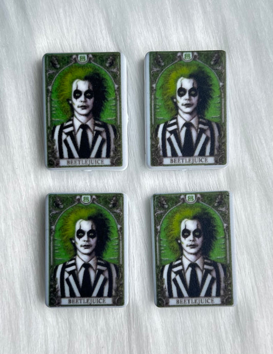 Beetlejuice Portrait Focal Bead