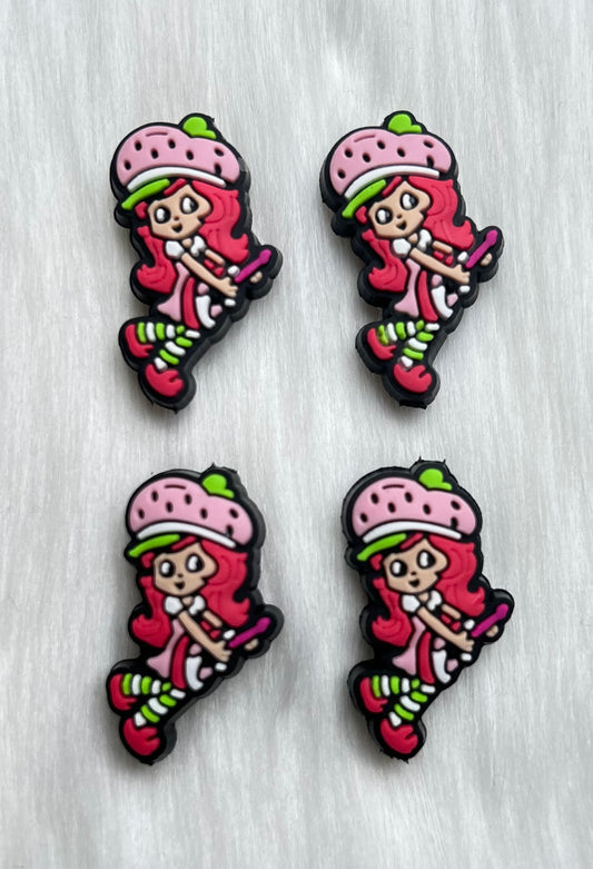 Strawberry Girl Focal Bead