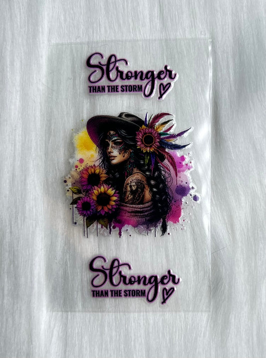 Stronger Than The Storm Keychain Decal