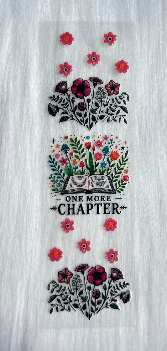 One More Chapter UV DTF Bookmark Wrap