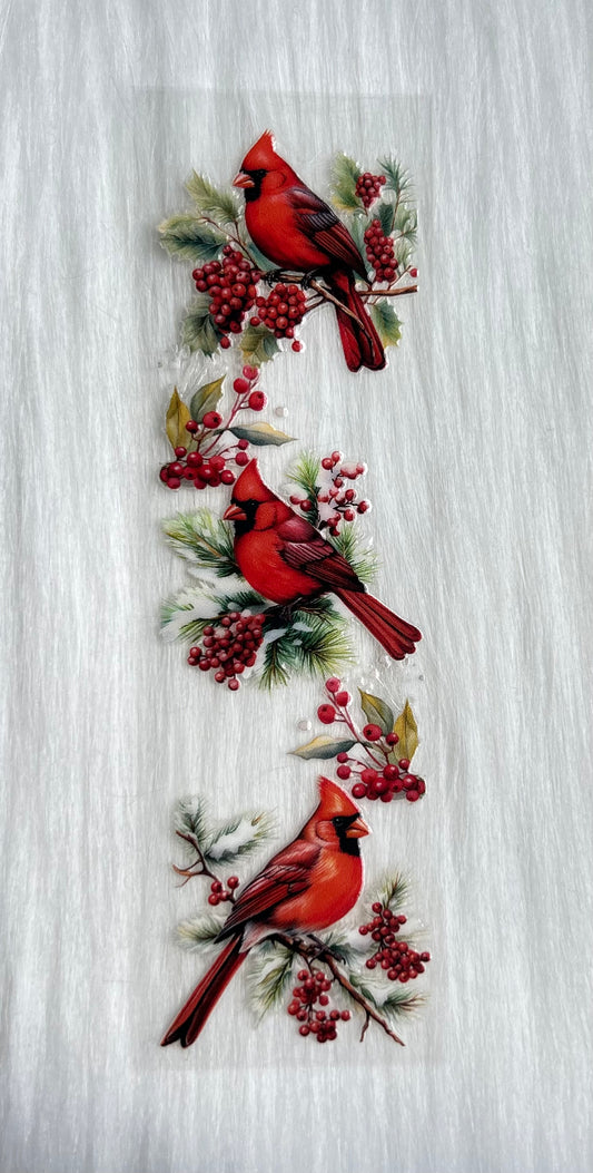 Cardinal UV DTF Bookmark Wrap