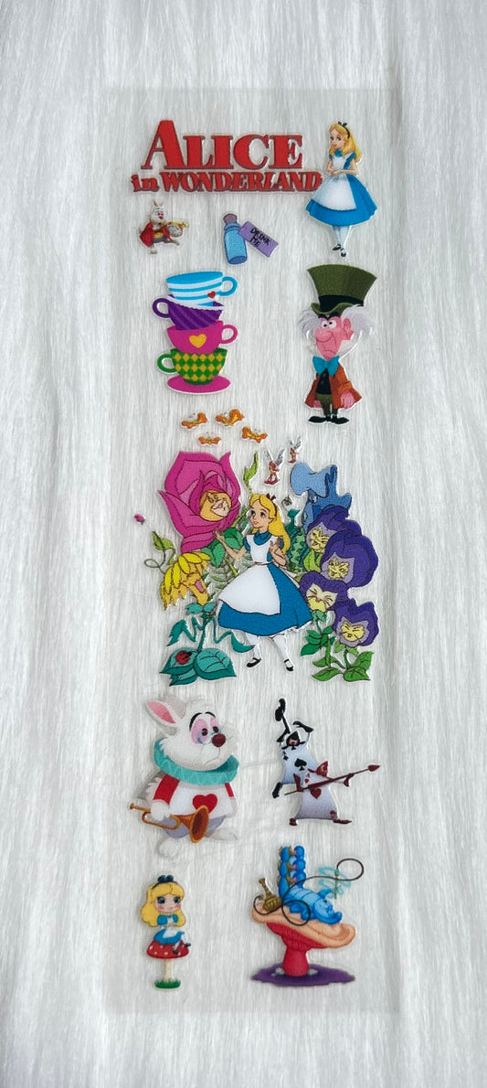 Alice UV DTF Bookmark Wrap