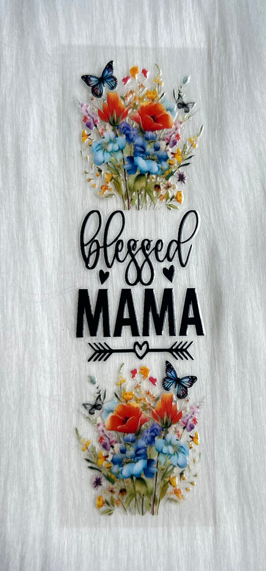 Blessed Mama UV DTF Bookmark Wrap