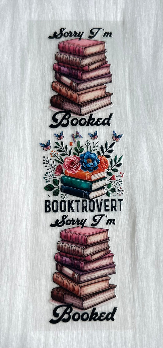 Booktrovert UV DTF Bookmark Wrap