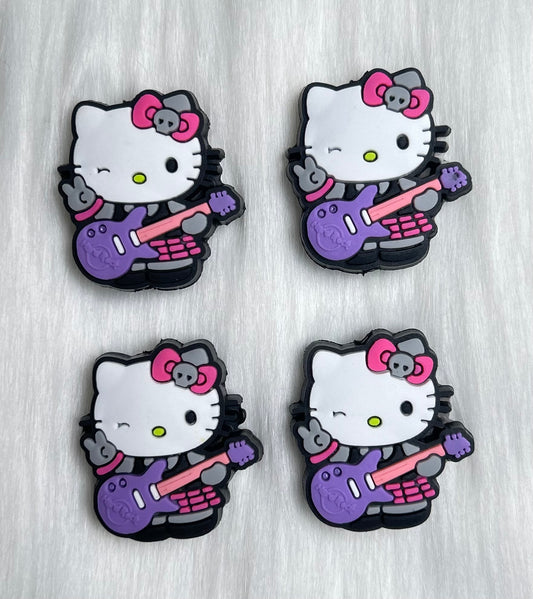 Rock & Roll Kitty Focal Bead