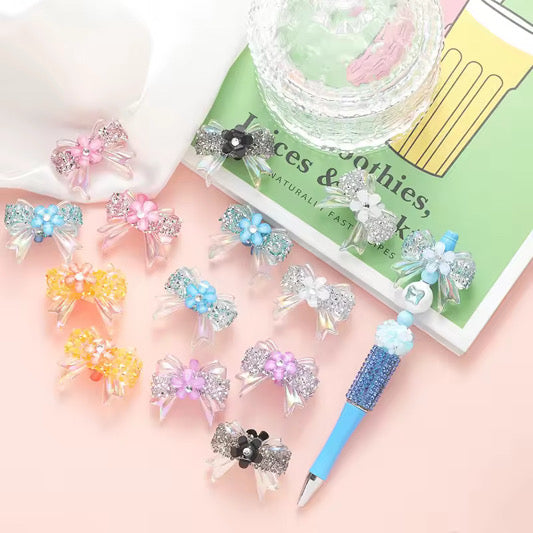 Fancy Sugar Flower Bow Beads