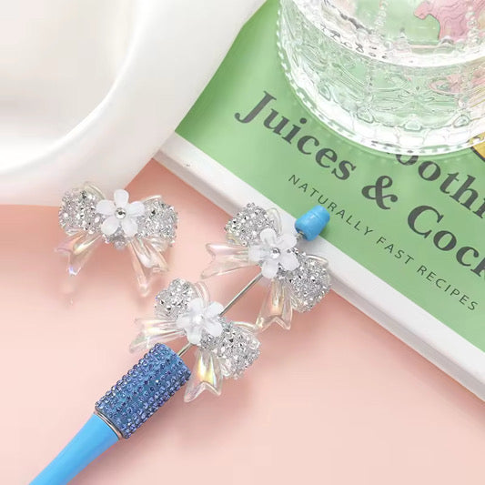 Fancy Sugar Flower Bow Beads