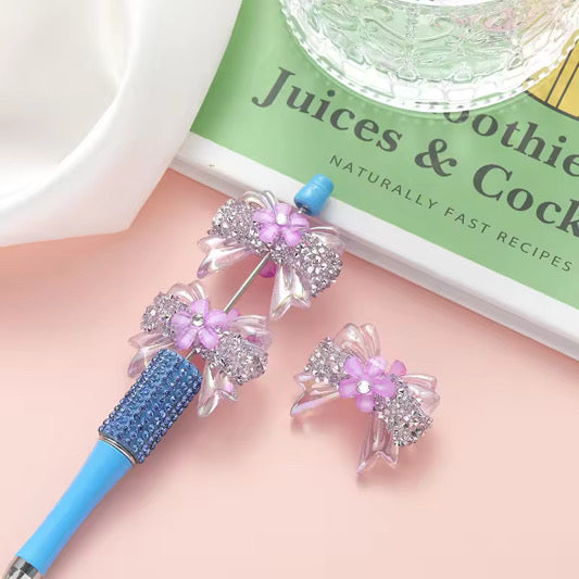 Fancy Sugar Flower Bow Beads