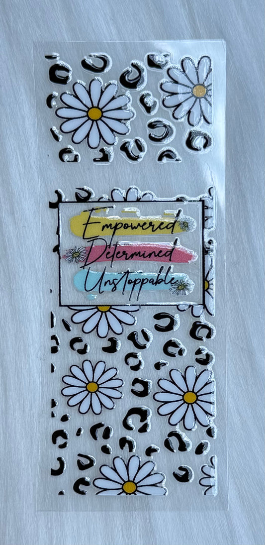 'Empowered, Determined, Unstoppable' Pen Wrap