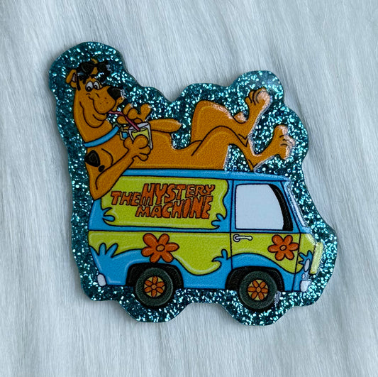Scoob Van Glitter Acrylic
