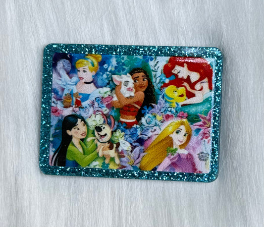 Princesses & Pets Glitter Acrylic