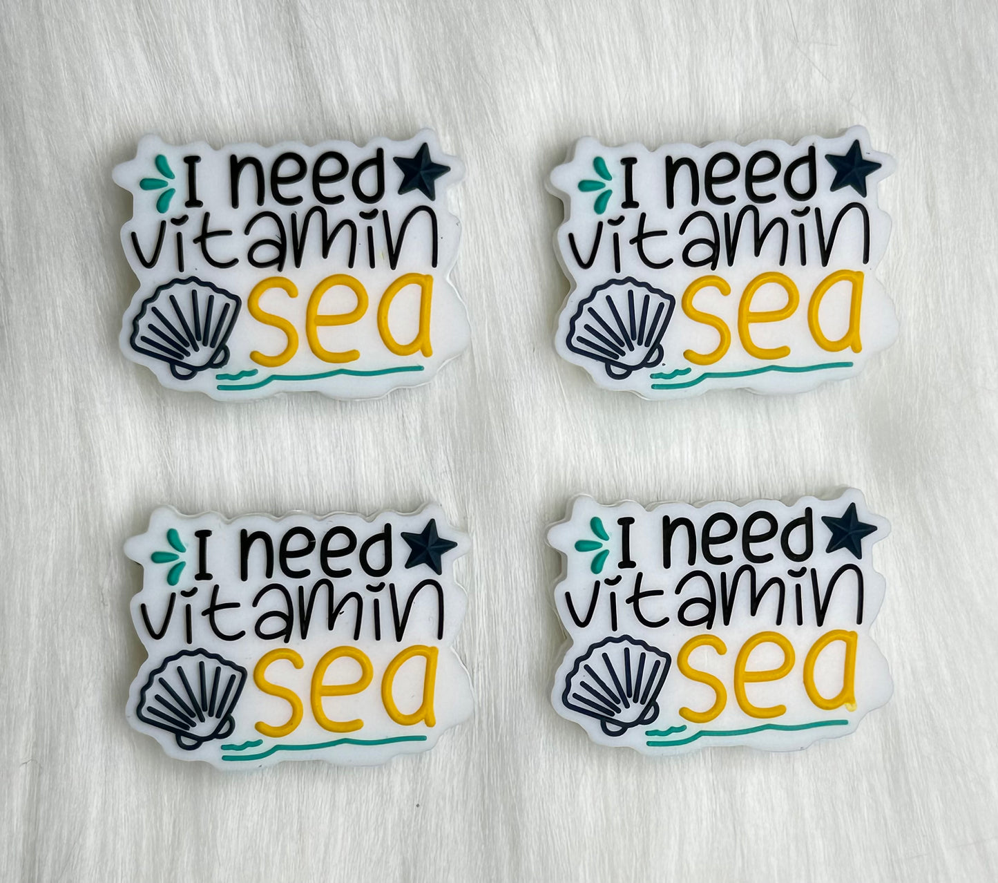 'I Need Vitamin Sea' Focal Bead