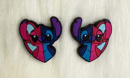 Blue & Pink Alien Focal Bead