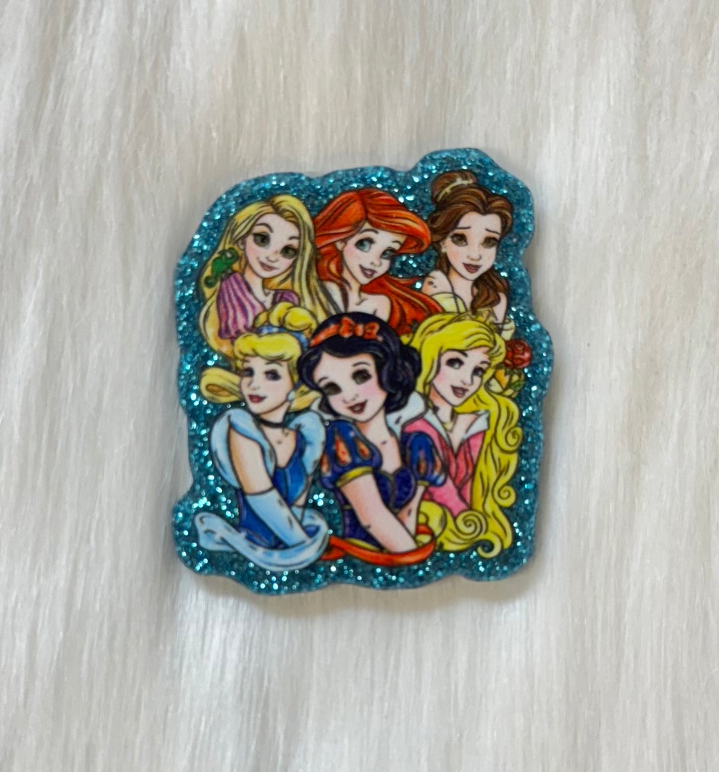 Princesses Glitter Acrylic