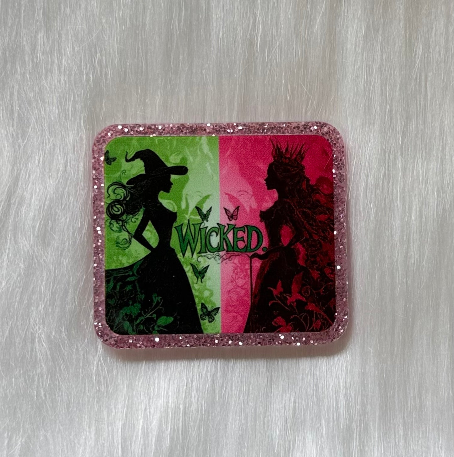 Wicked Square Glitter Acrylic