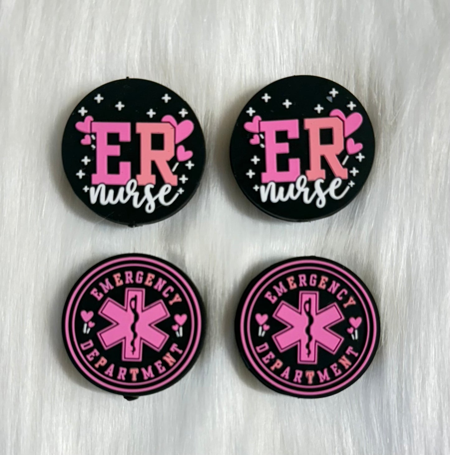 ER Nurse Two-Sided Focal Bead