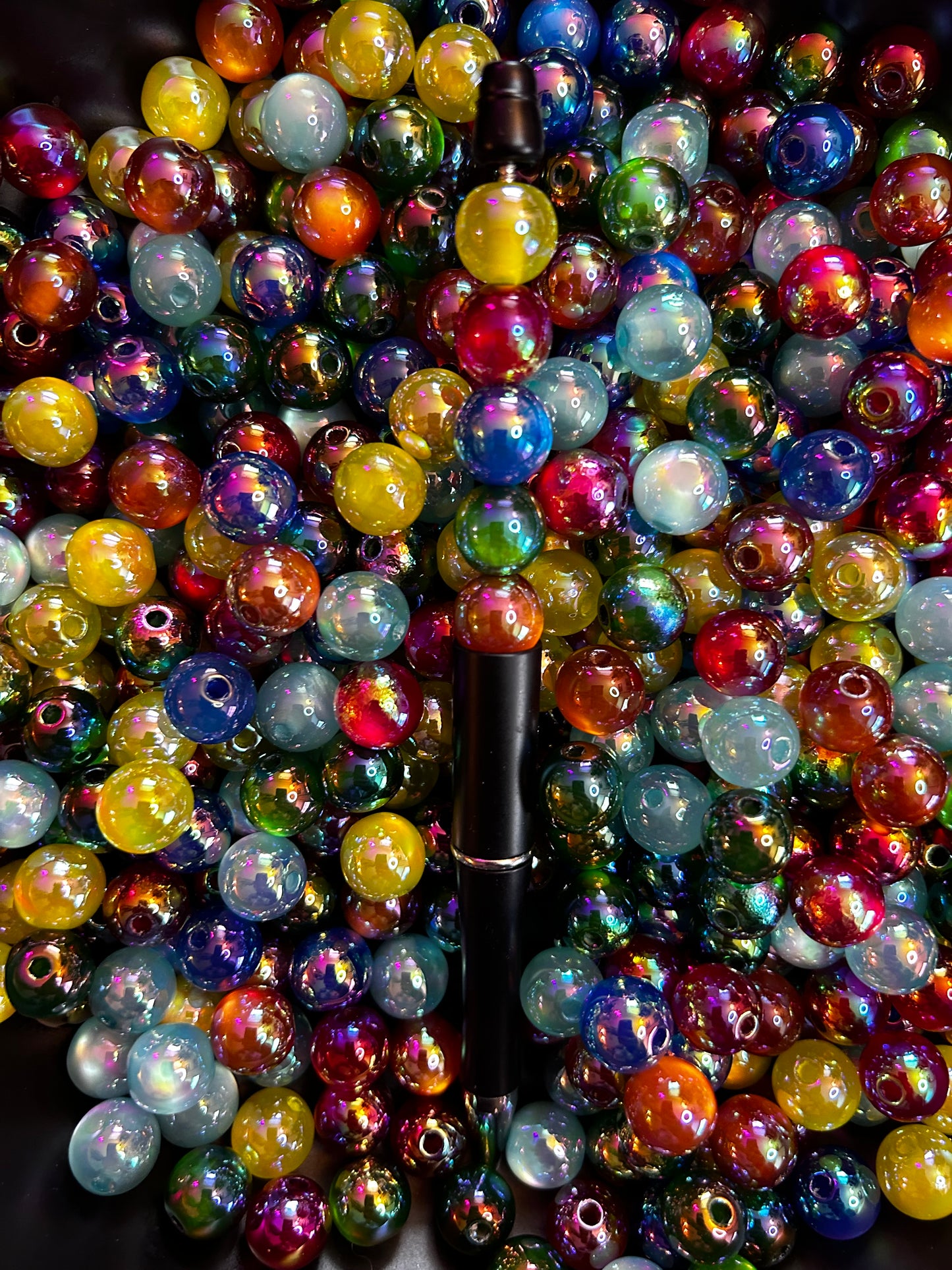 12mm UV Cateye Beads