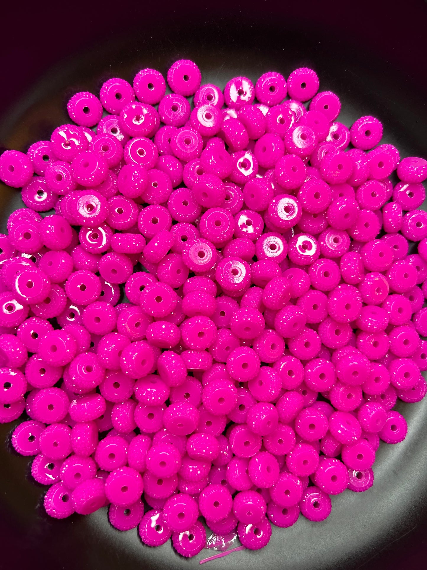 12mm Acrylic Spacer Beads
