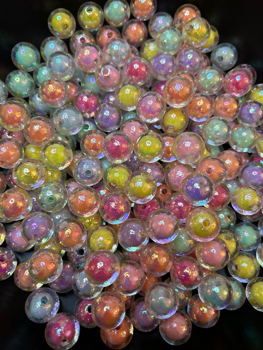16mm Textured Double Layer Beads