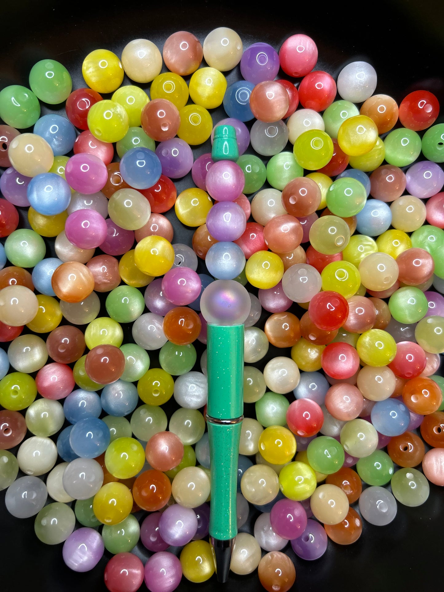 12mm Cateye Beads