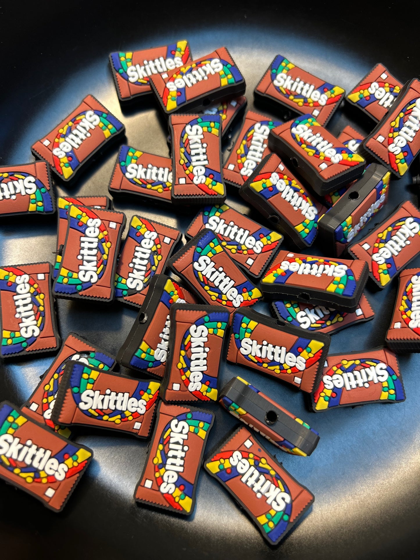 Skittles Rainbow Candy Focal Bead