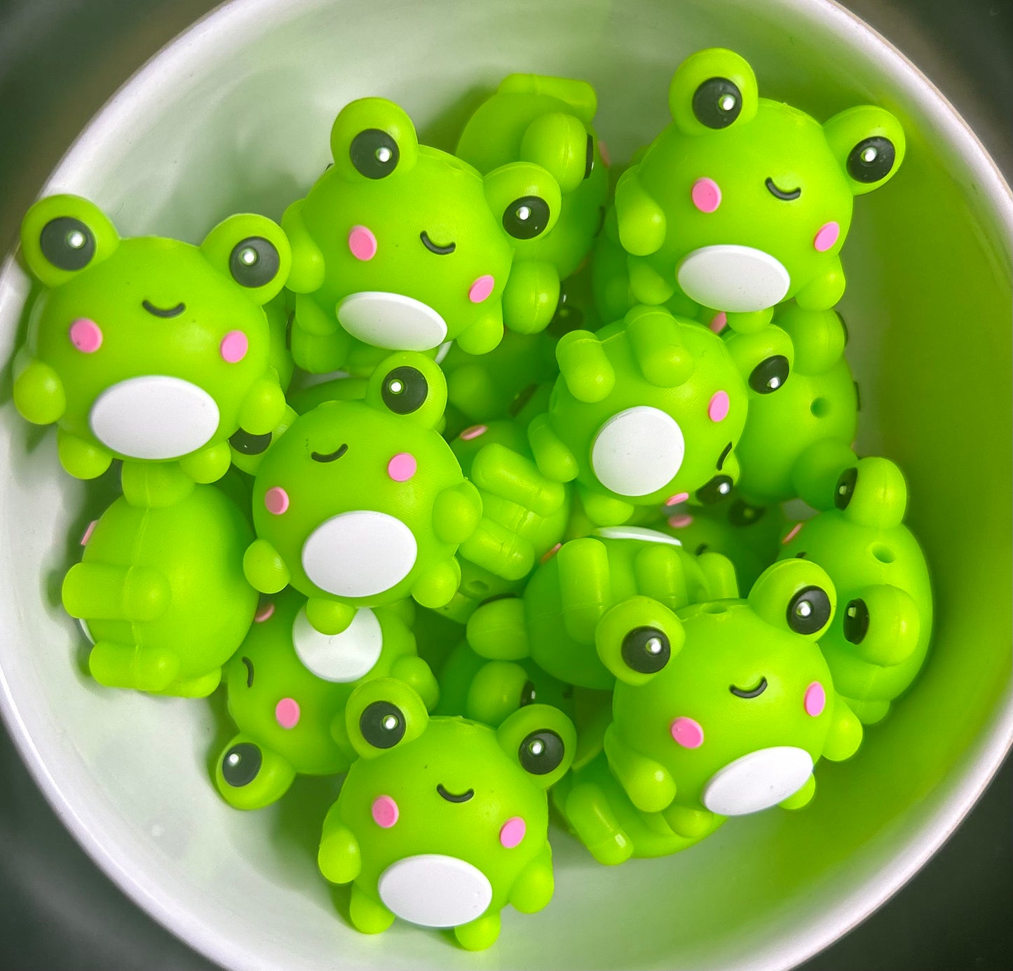 3D Frog Focal Bead