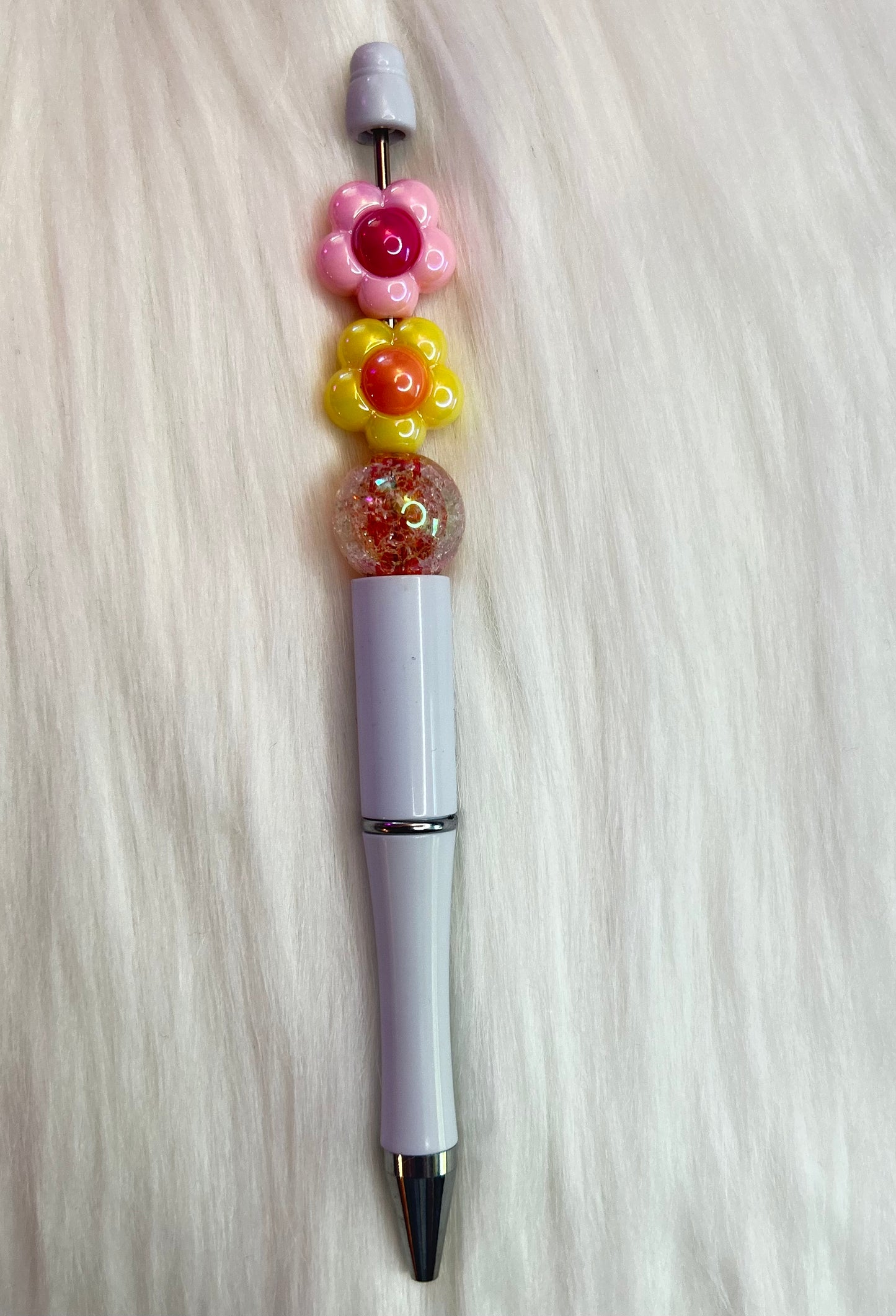 Acrylic Flower/Daisy Spacer Beads