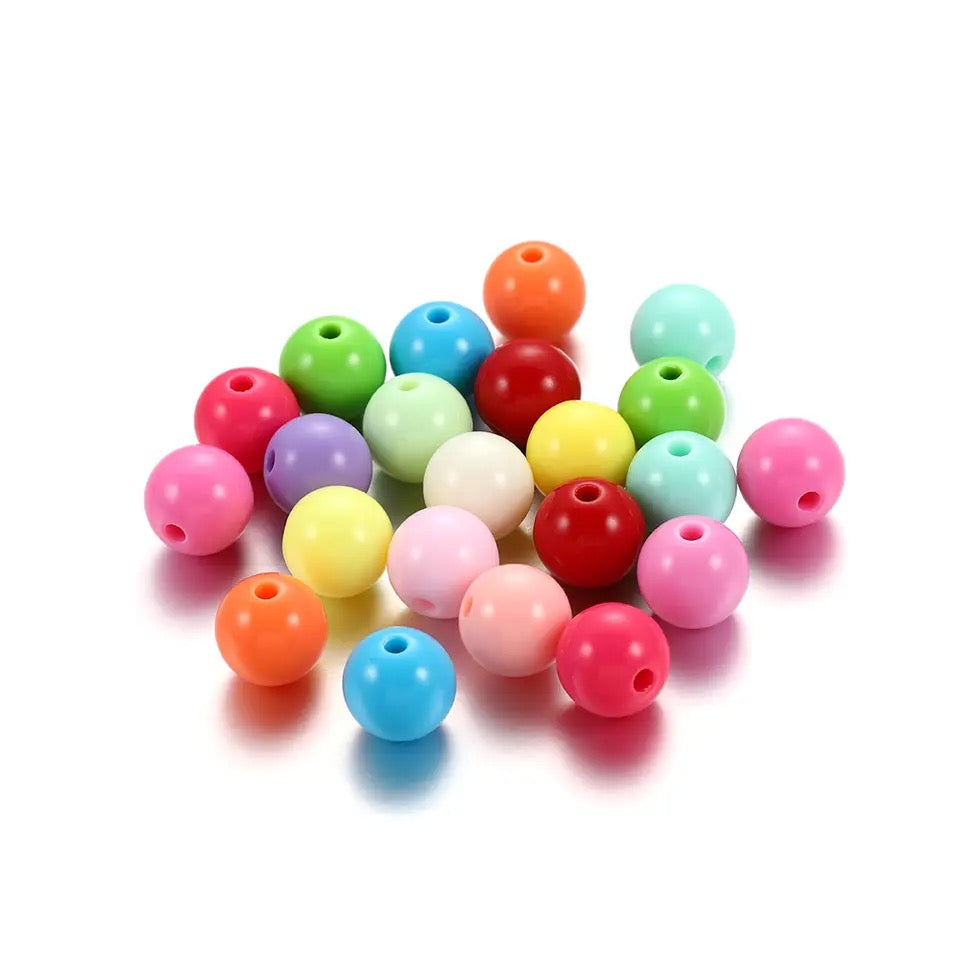 Colorful Acrylic Spacer Beads