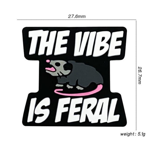 'The Vibe Is Feral' Focal Bead