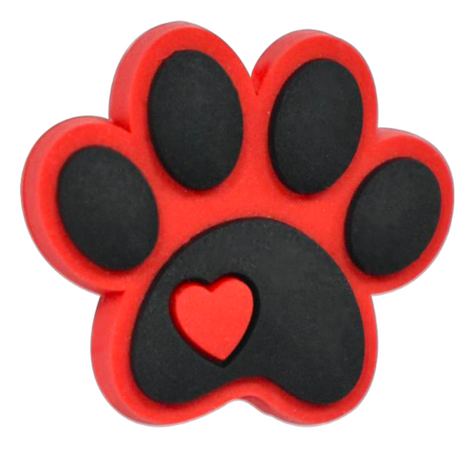 Paw Print Focal Bead