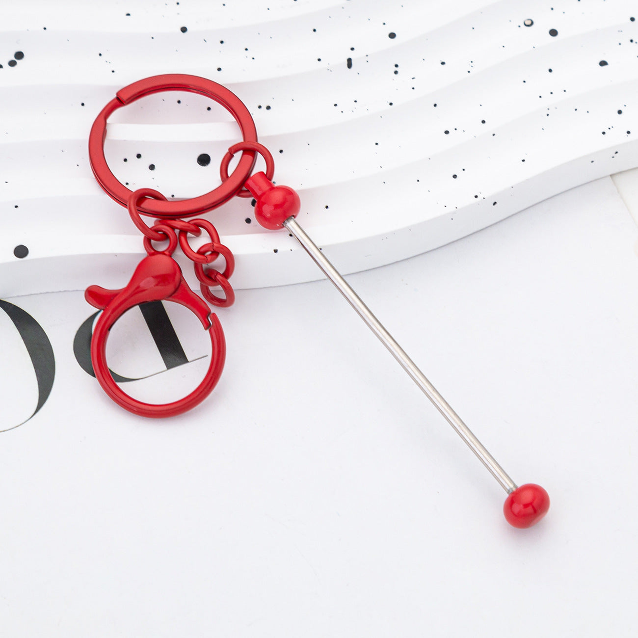 Metal Beadable Keychain Bars