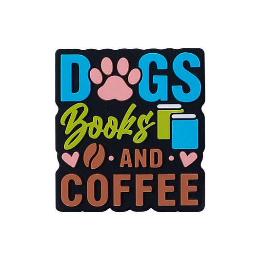 Dogs, Books & Coffee Focal Bead