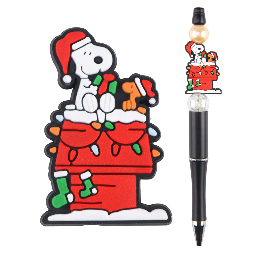 Christmas Snoopy Focal Bead