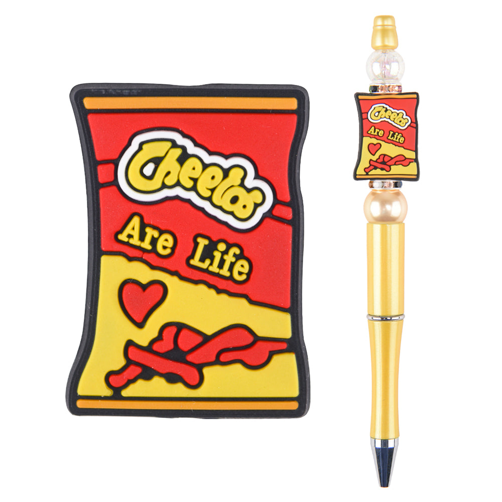 Cheetos Focal Bead