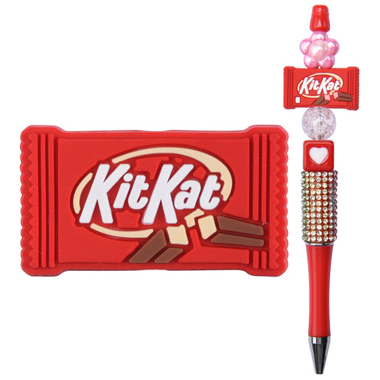 Kit Kat Candy Focal Bead