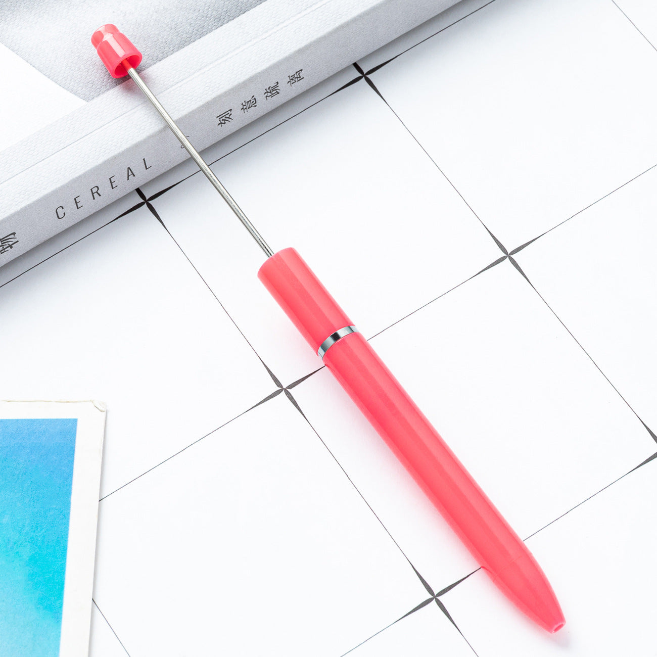 New Refillable Straight Beadable Pen