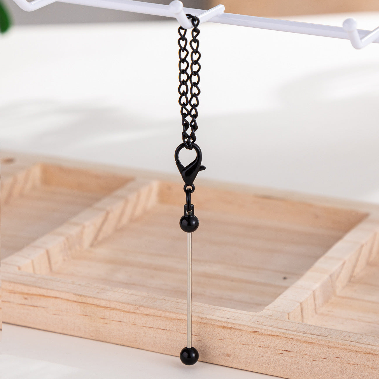 Small Beadable Keychain Bars